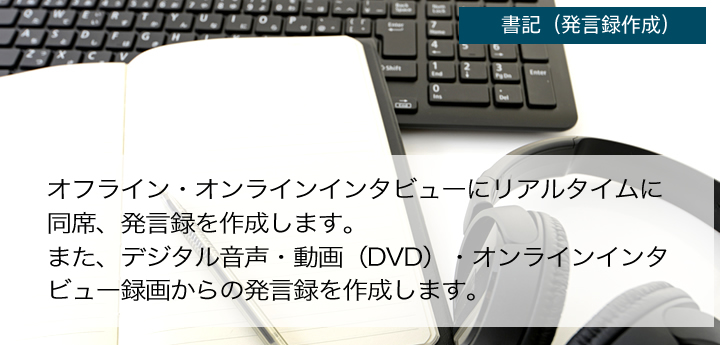 音声起こし